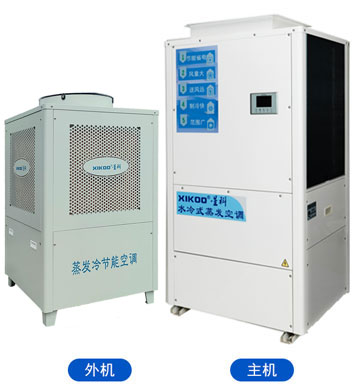 崗位降溫設備，蒸發冷省電空調-立式管道機組