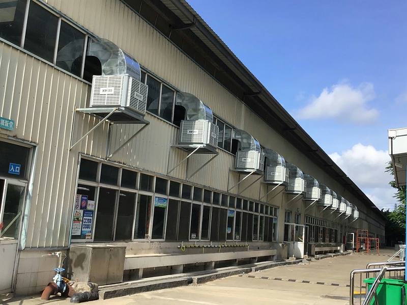 星科環保空調應用于學校飯堂食堂通風降溫